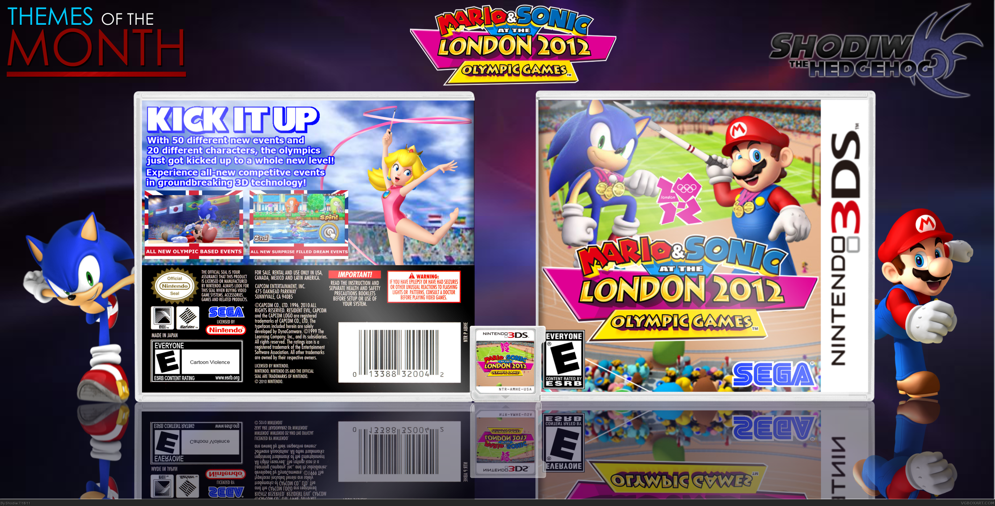 Mario & Sonic at the London 2012 Olympic Games box cover