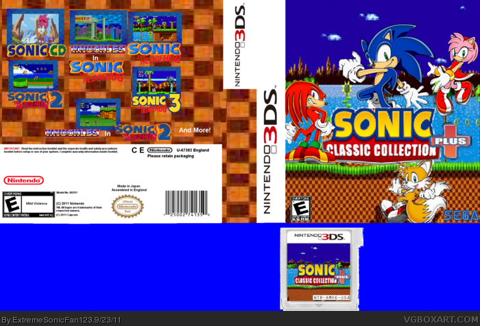 Sonic Classic Collection Plus box art cover