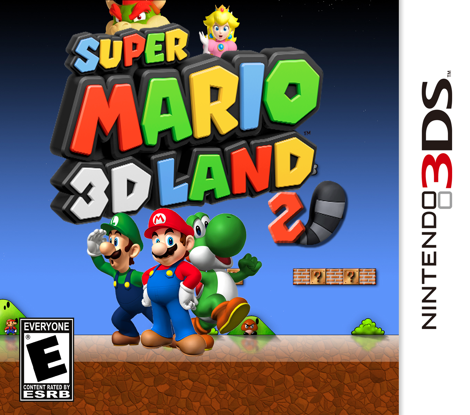 Super Mario 3D Land 2 box cover