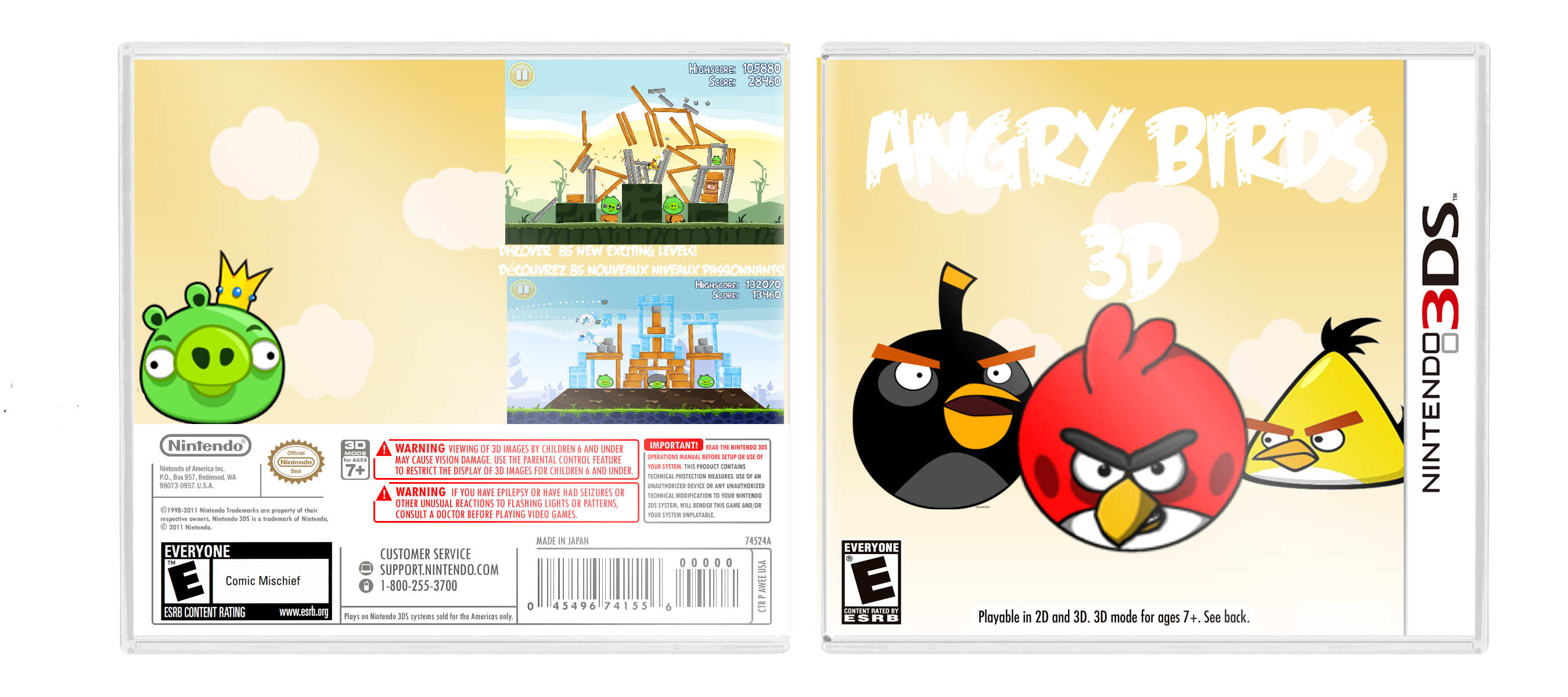 Angry Birds 3D box cover