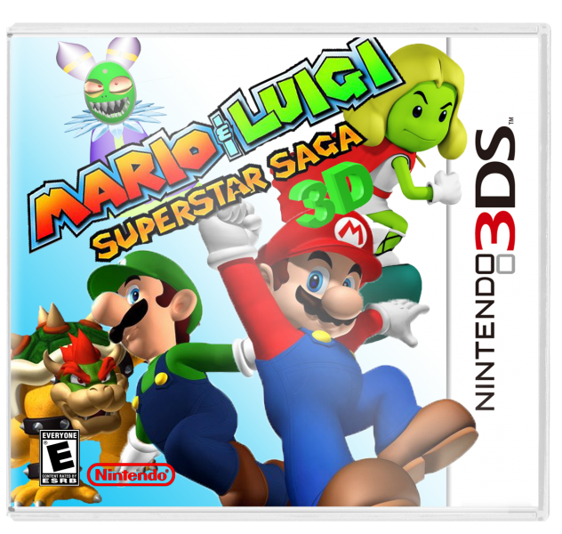 Mario & Luigi: Superstar Saga 3D box art cover