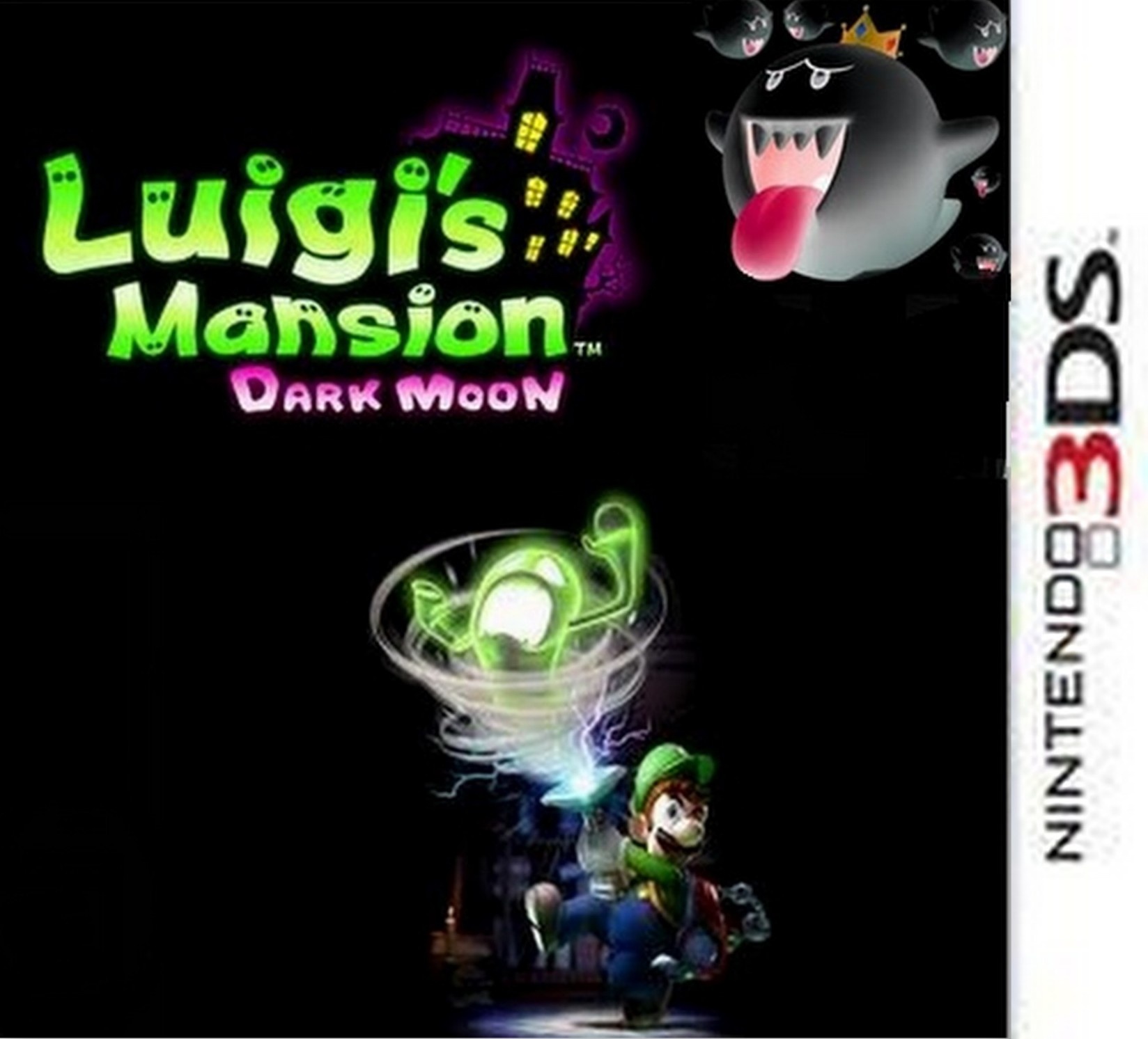 Luigi's Mansion Dark Moon box cover