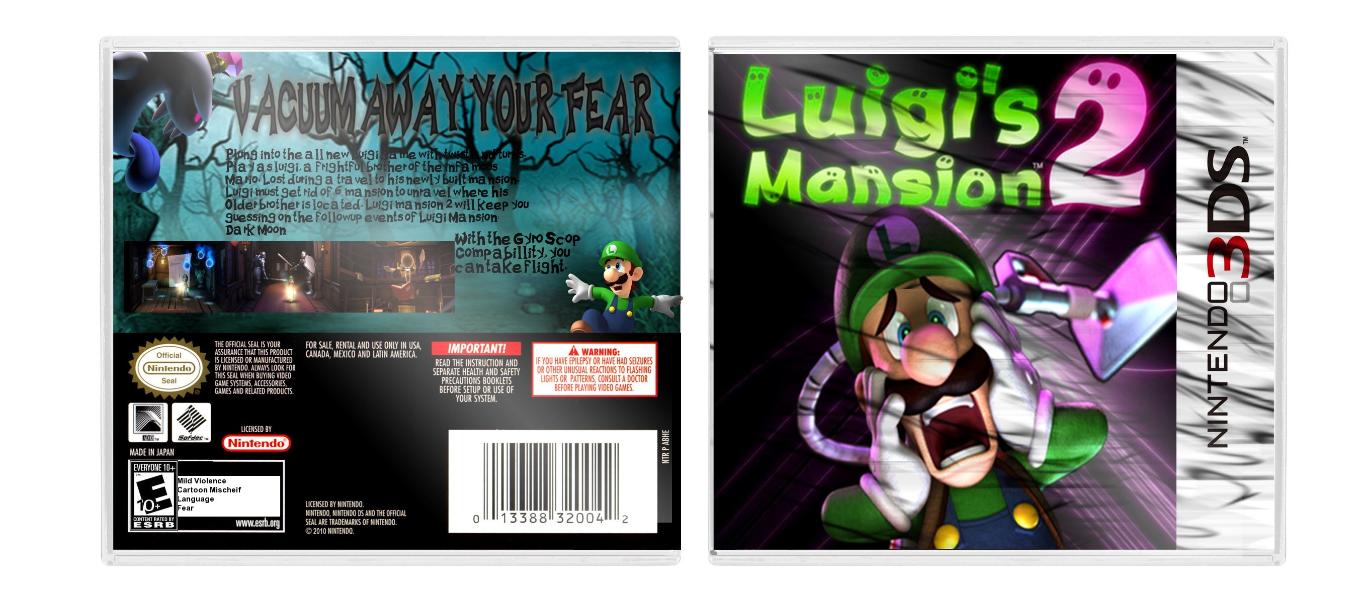 Luigi Mansion 2 box cover