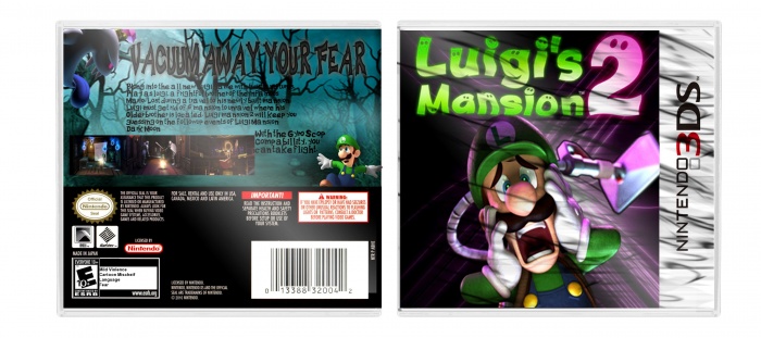Luigi Mansion 2 box art cover