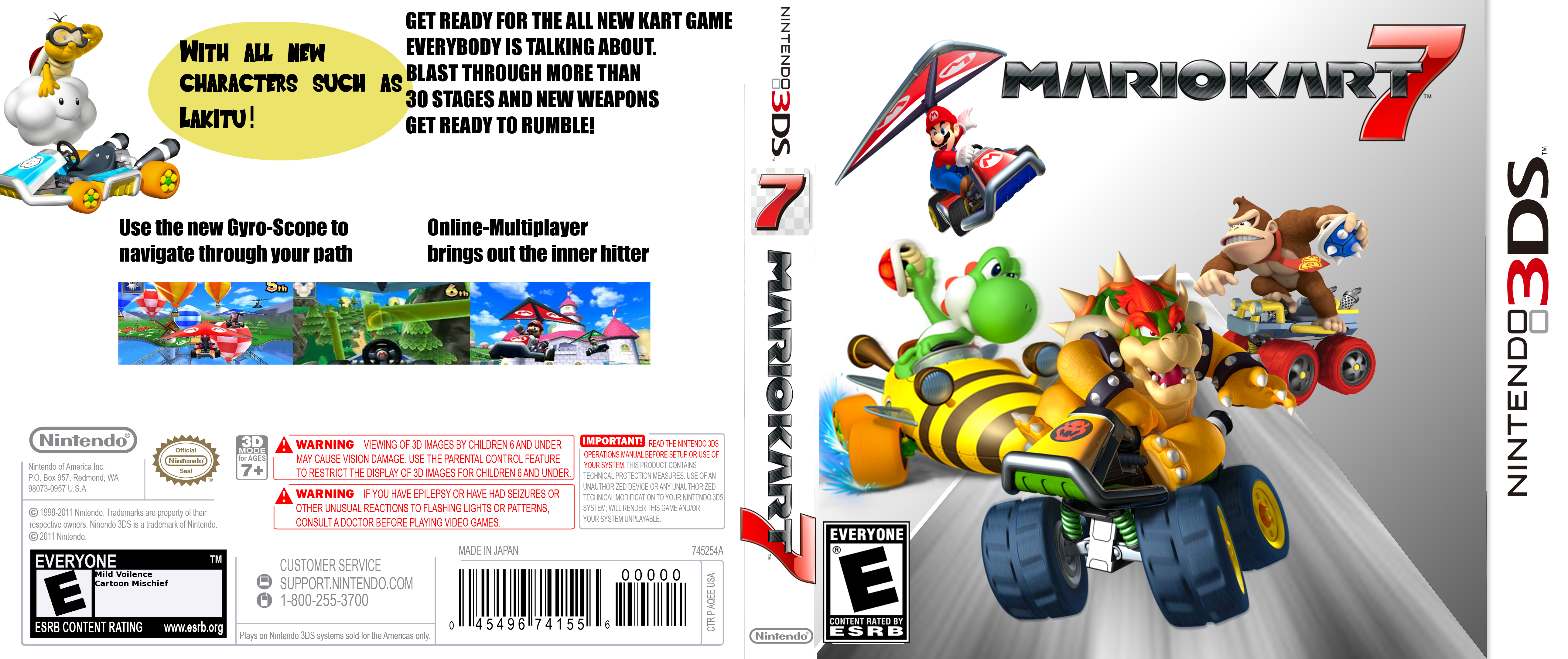 Mario Kart 7 box cover