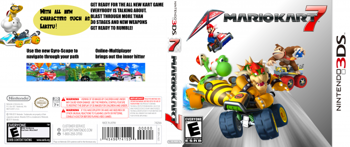 Mario Kart 7 box art cover