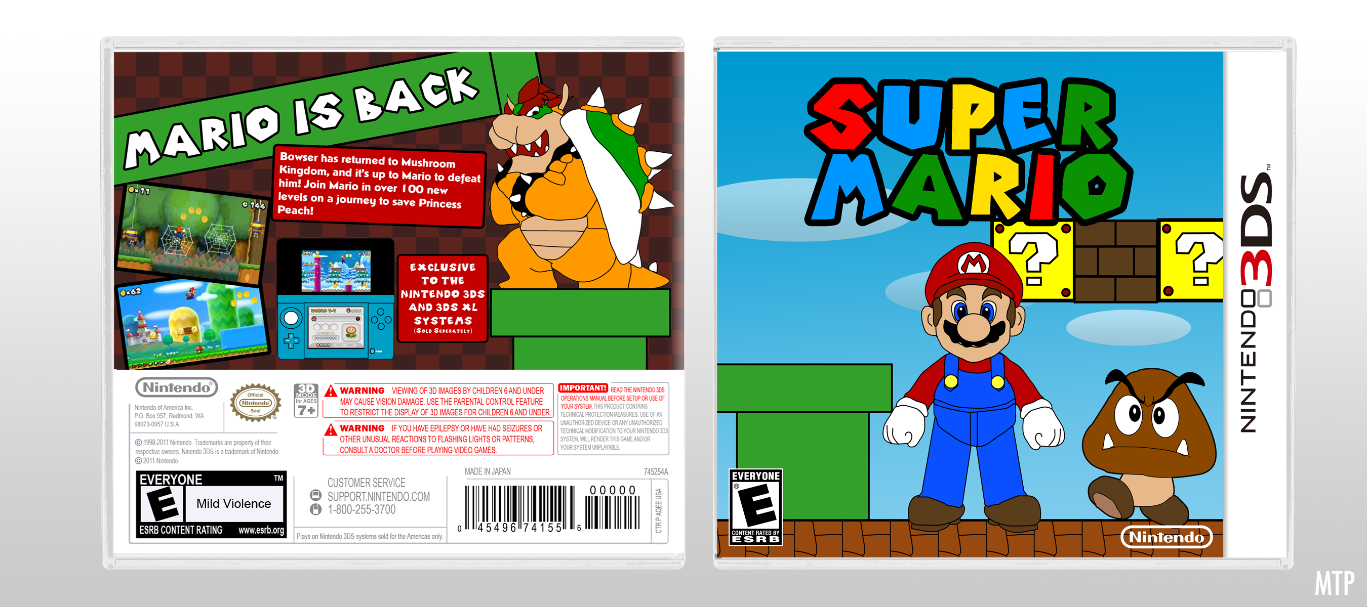 Super Mario box cover