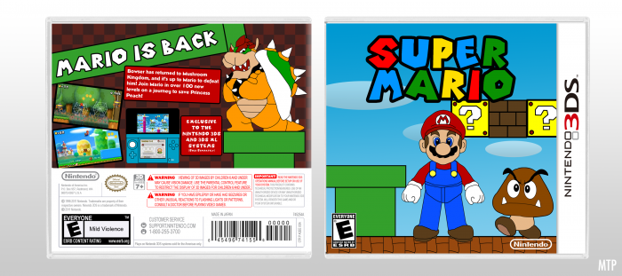 Super Mario box art cover