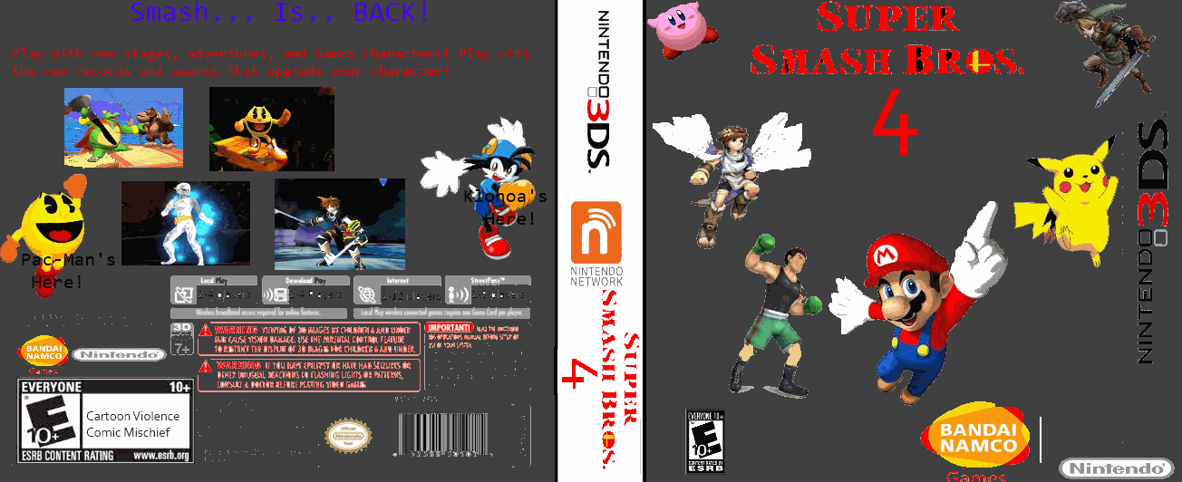 Super Smash Bros. 4 box cover