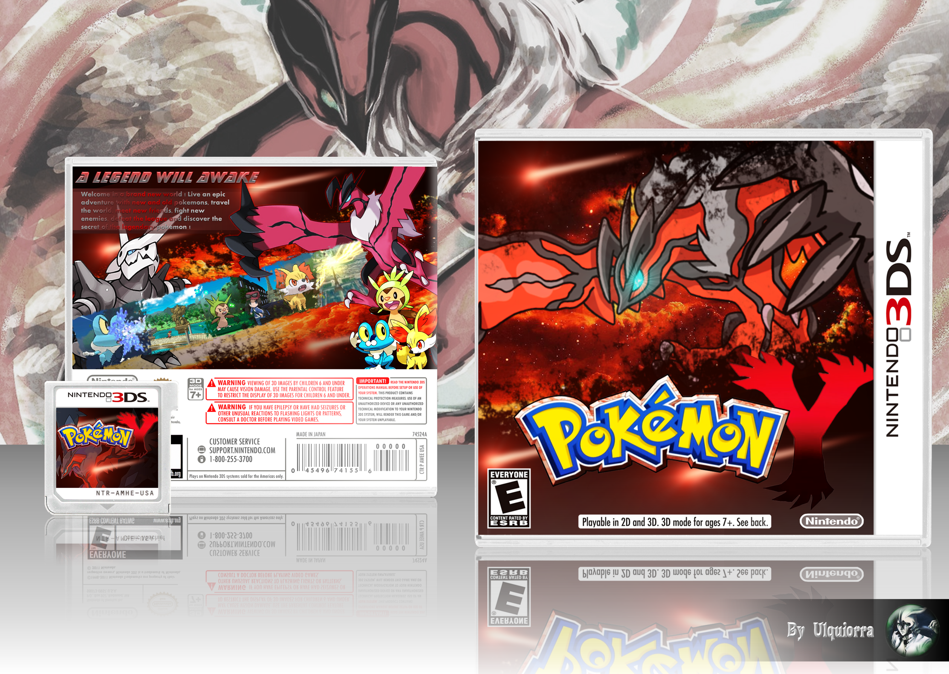 Pokemon Y box cover