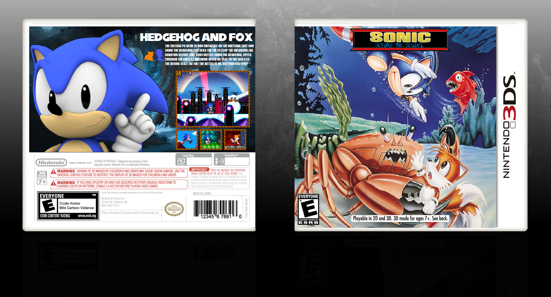 Sonic Before The Sequel box cover