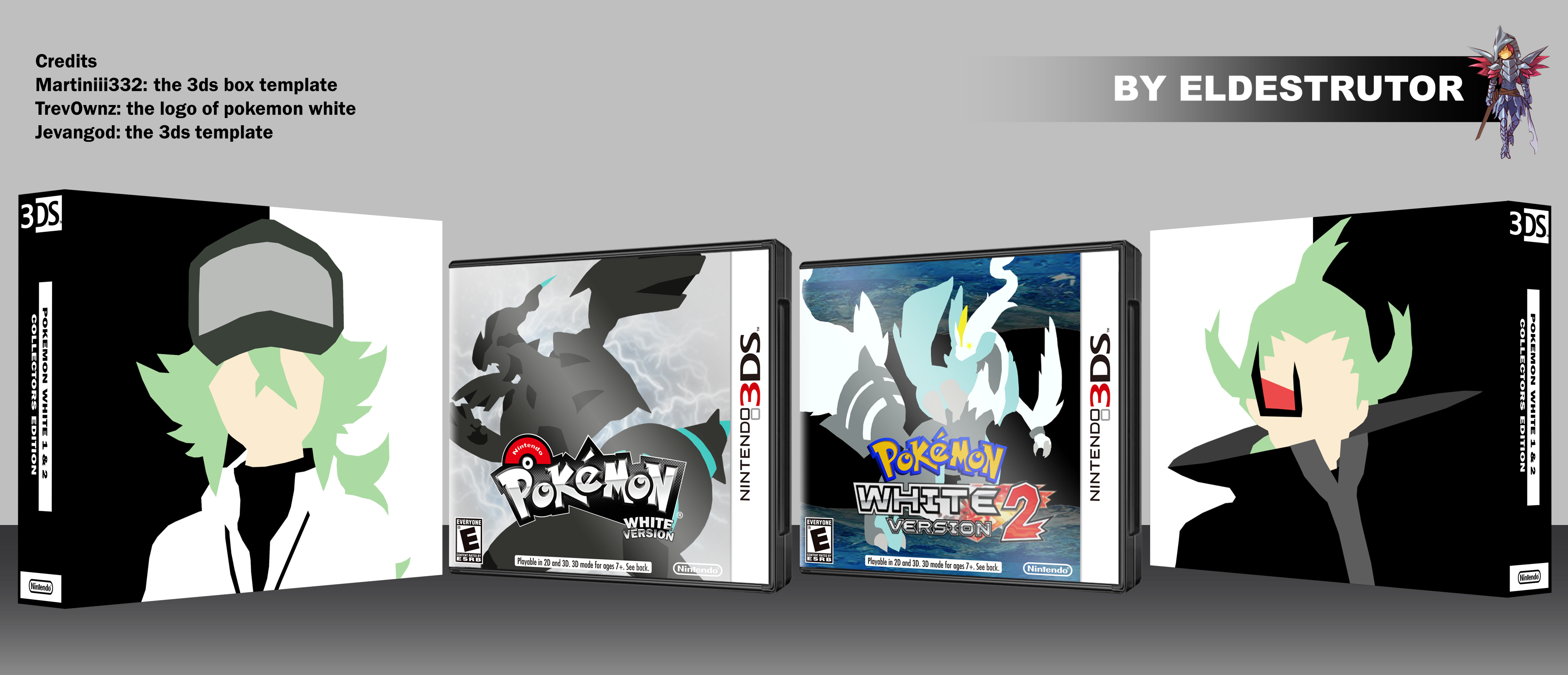 Pokemon white 1 & 2 collectors edition box cover