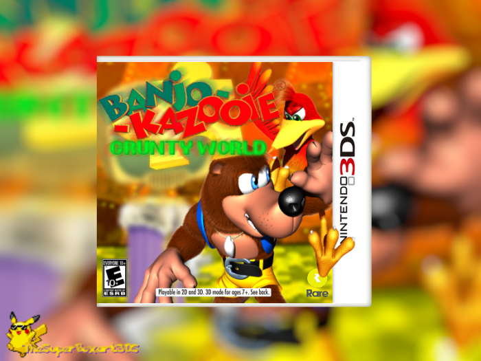Banjo-Kazooie: Grunty World box art cover