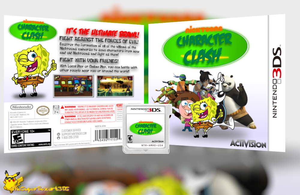 Nicktoons Character Clash box cover
