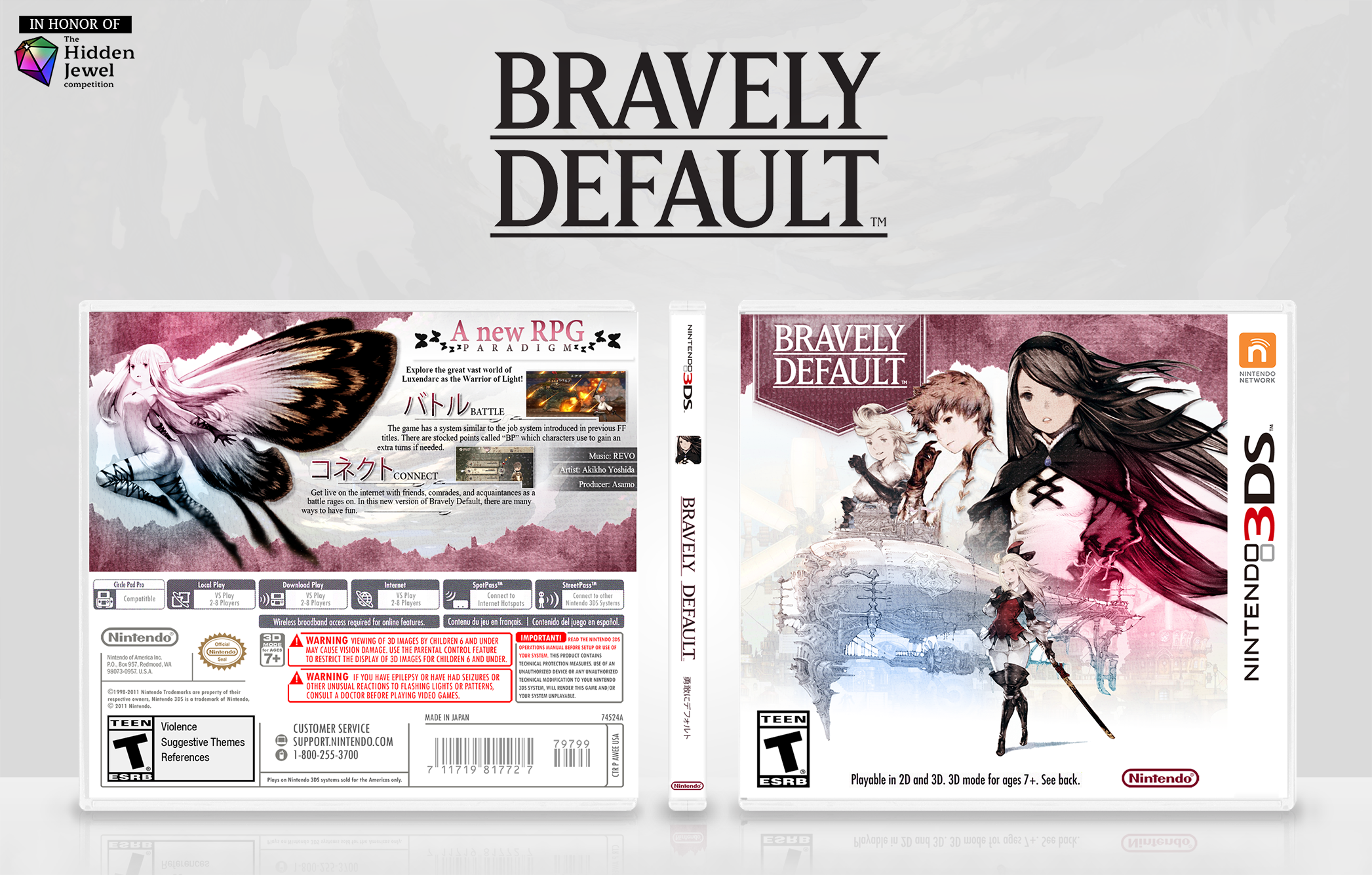 Bravely Default box cover