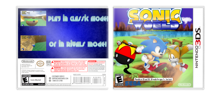 Sonic World box art cover