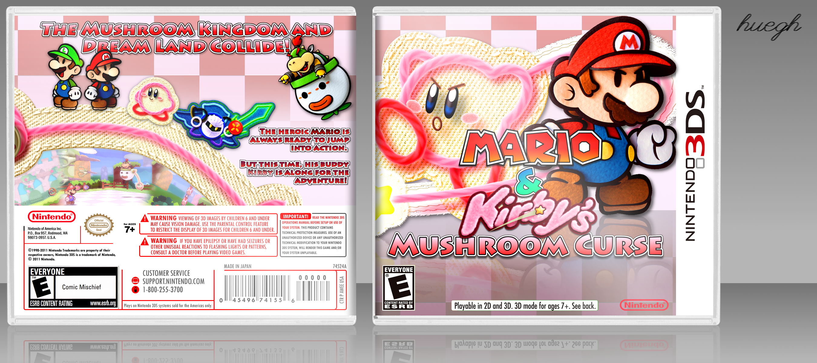 Mario and Kirby's Mushroom Curse box cover