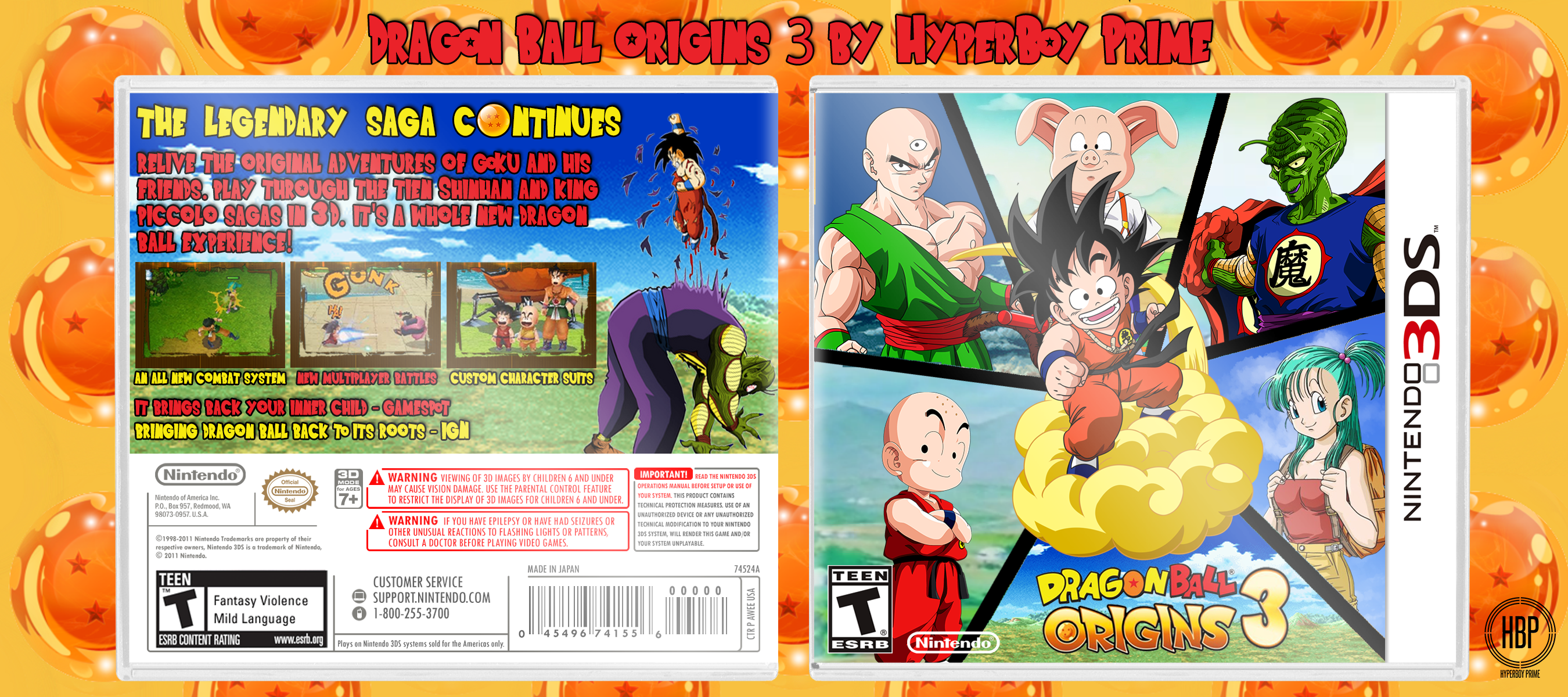 Dragon Ball Origins 3 box cover