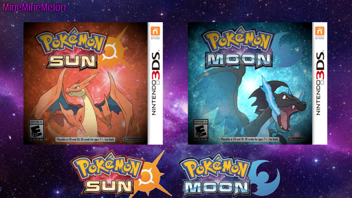 Pokemon Sun and Moon box art cover