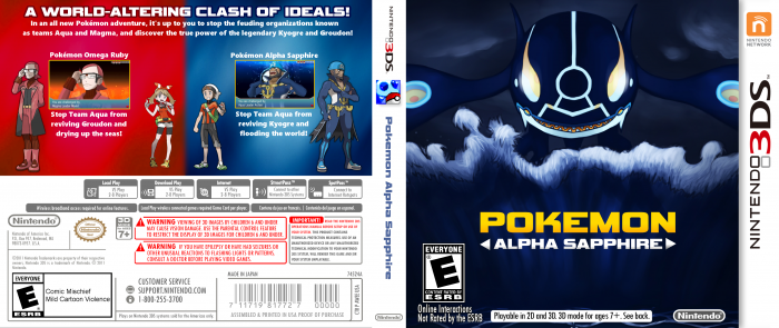 Pokemon Alpha Sapphire box art cover