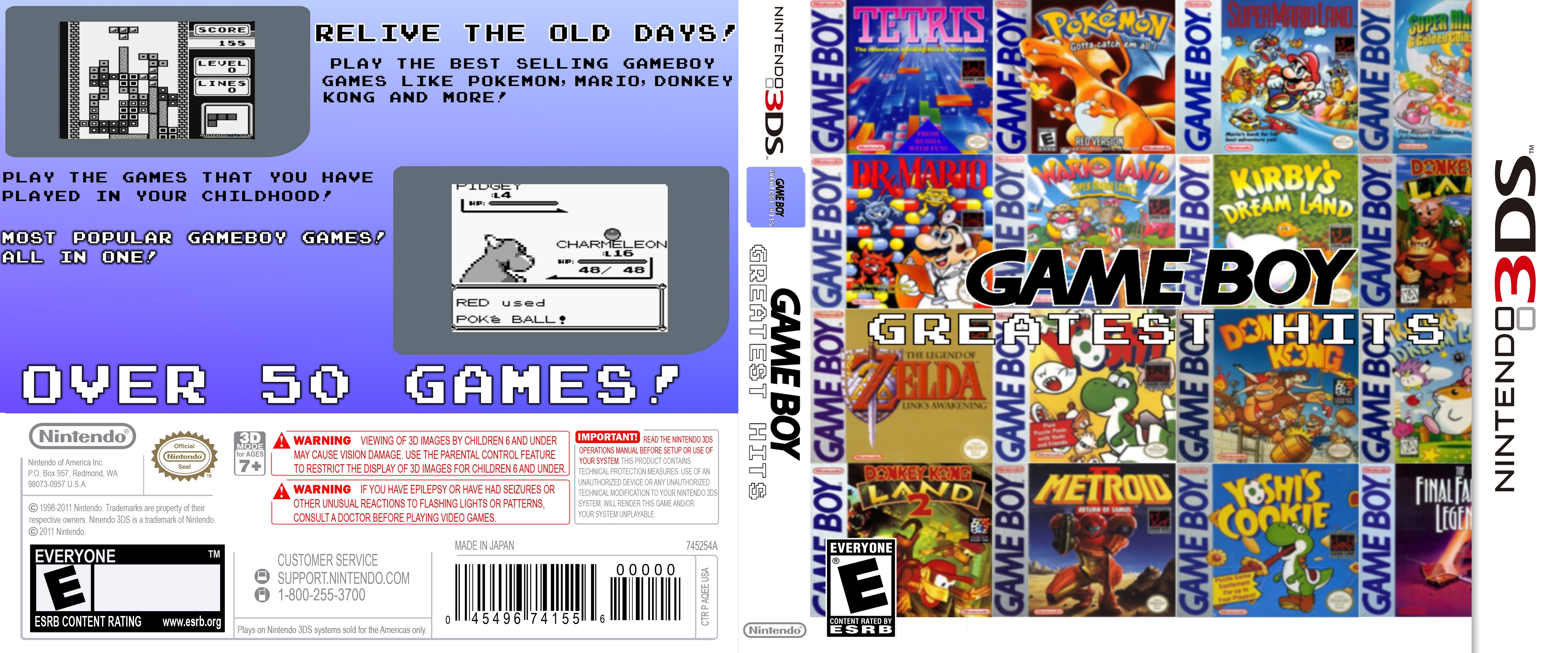 Game Boy : Greatest Hits box cover