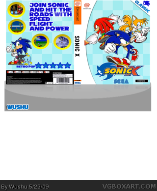 Sonic X box art cover