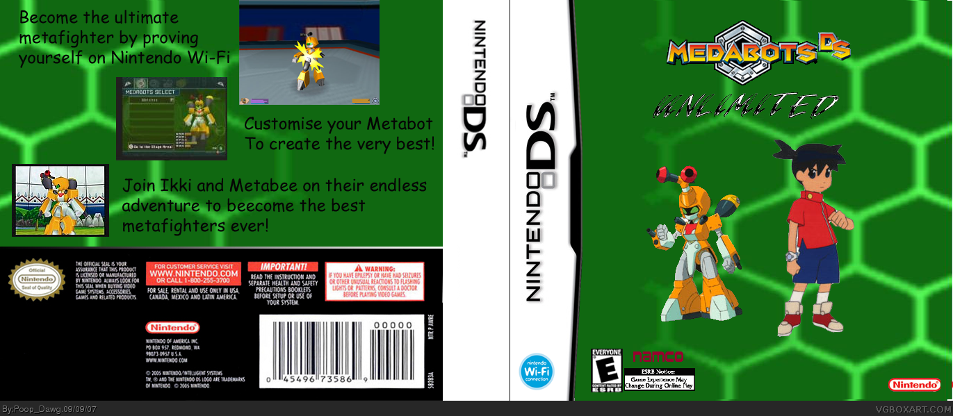 Medabots DS box cover
