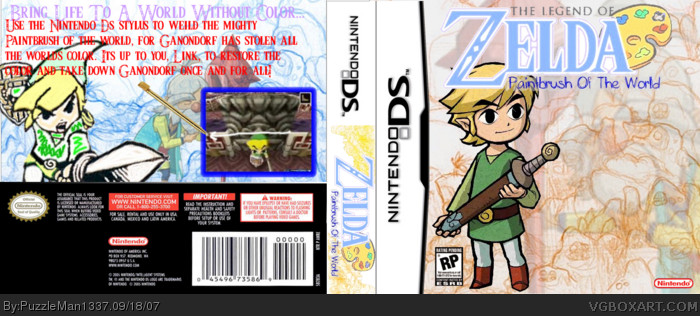 The Legend of Zelda: Paintbrush of the World box art cover