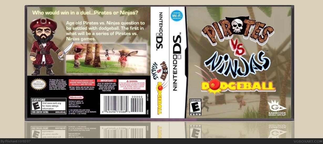 Pirates VS Ninjas: Dodgeball box cover