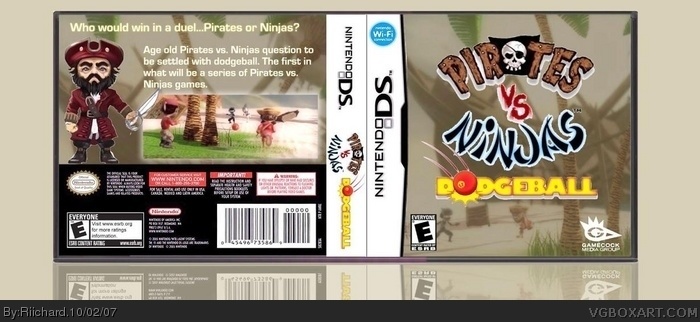Pirates VS Ninjas: Dodgeball box art cover