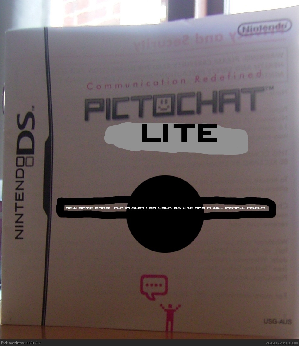 Pictochat Lite box cover