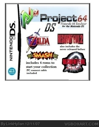 Project64 DS box cover