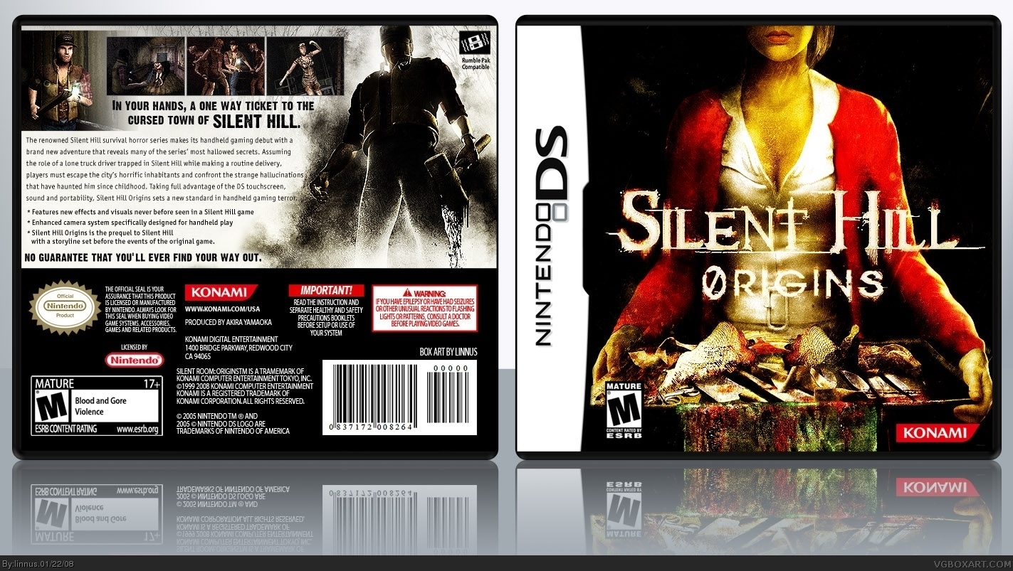 Silent Hill DS box cover