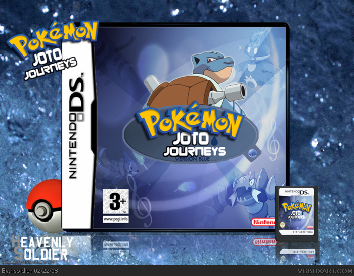 Pokemon: Joto Journeys  Version Blue box art cover