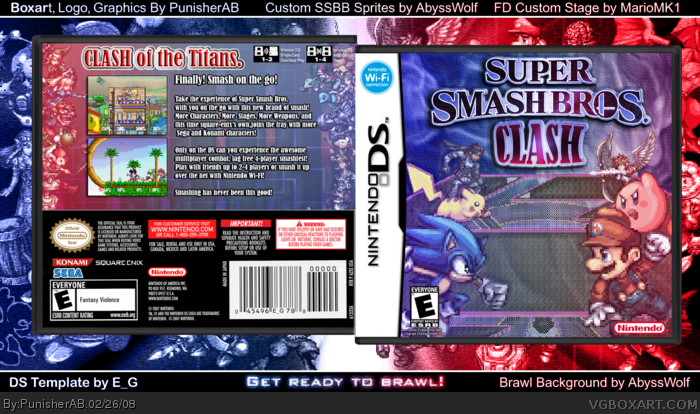 Super Smash Bros. Clash box art cover