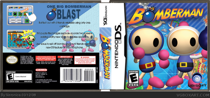 Bomberman box art cover
