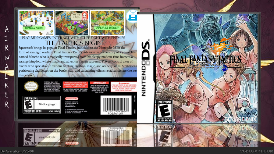Final Fantasy Tactics Advanced box cover