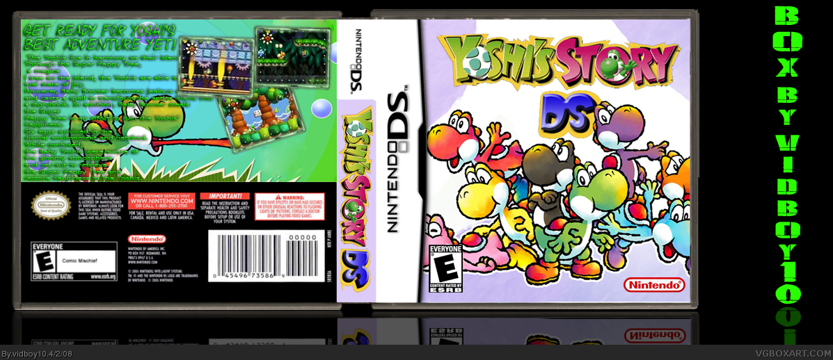 Yoshi's Story DS box cover