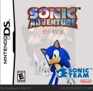 Sonic Adventure DS box cover