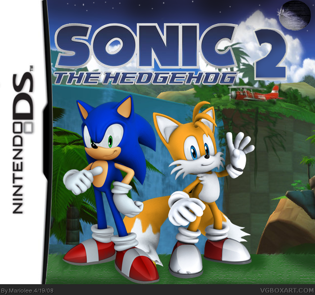 Sonic The Hedgehog 2 Remake Nintendo Ds Box Art Cover By Mariolee
