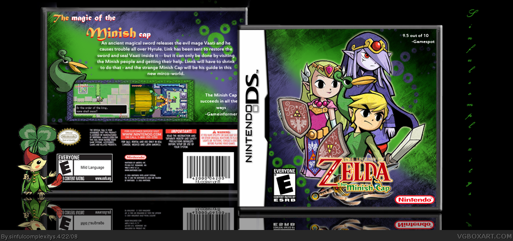 Zelda: The Minish Cap box cover