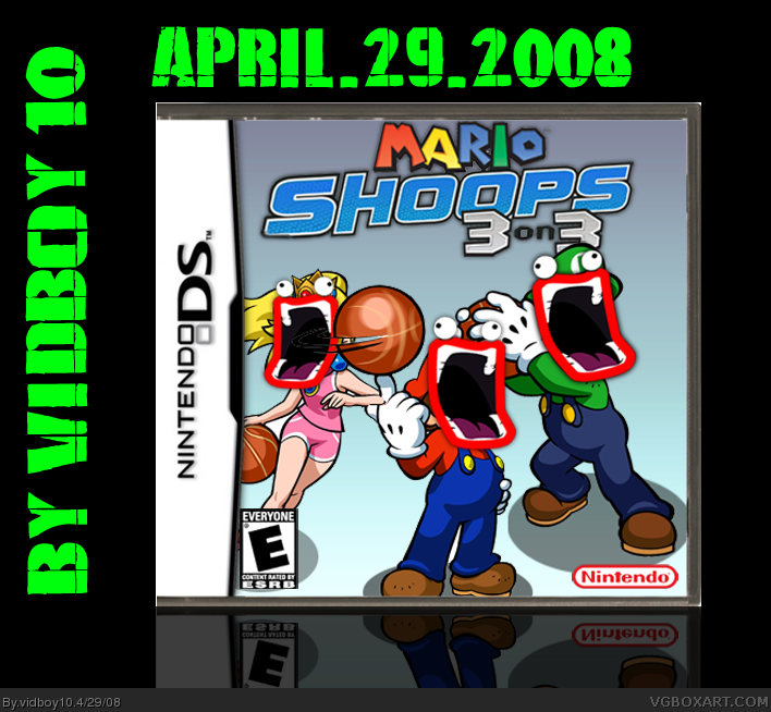 Mario Shoops 3-on-3 box cover