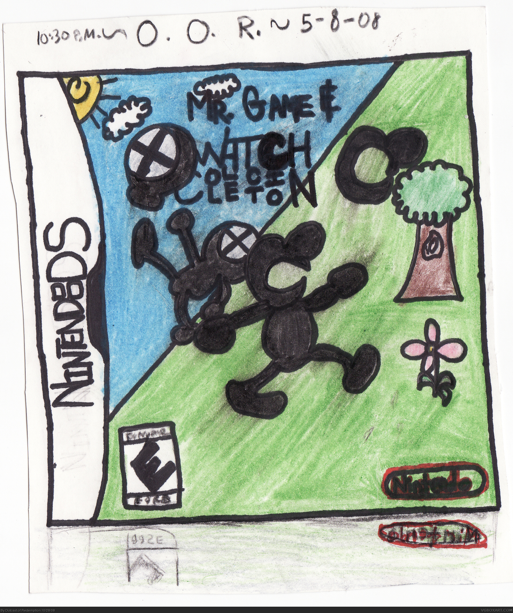Mr. Game & Watch Collection box cover