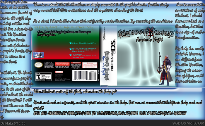 Kingdom Hearts: Ansem's Fight box art cover