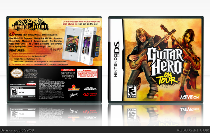 Guitar Hero On Tour box art cover