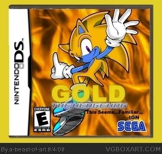 Gold The Hedgehog box cover