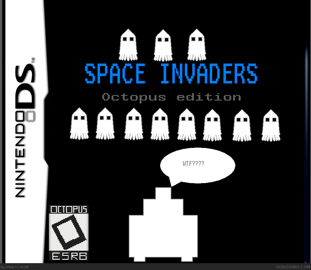 Space Invaders: Octopus edition box cover