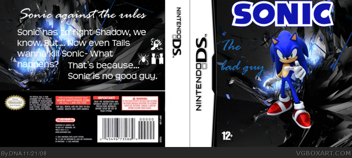 Sonic: The Bad Guy box art cover
