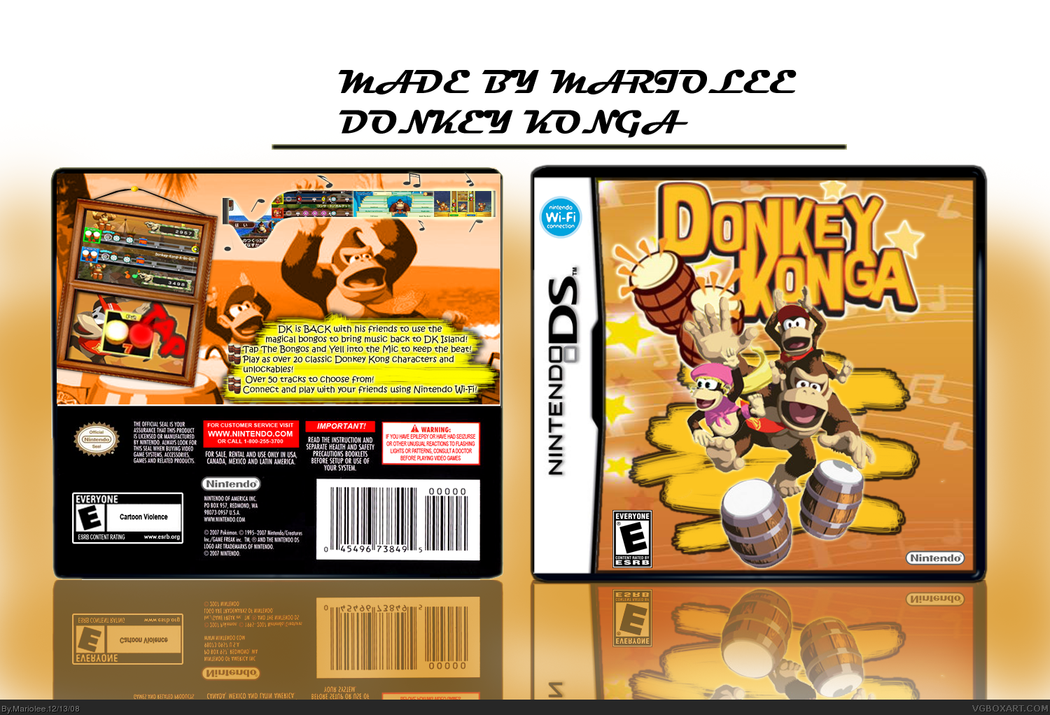 Donkey Konga box cover