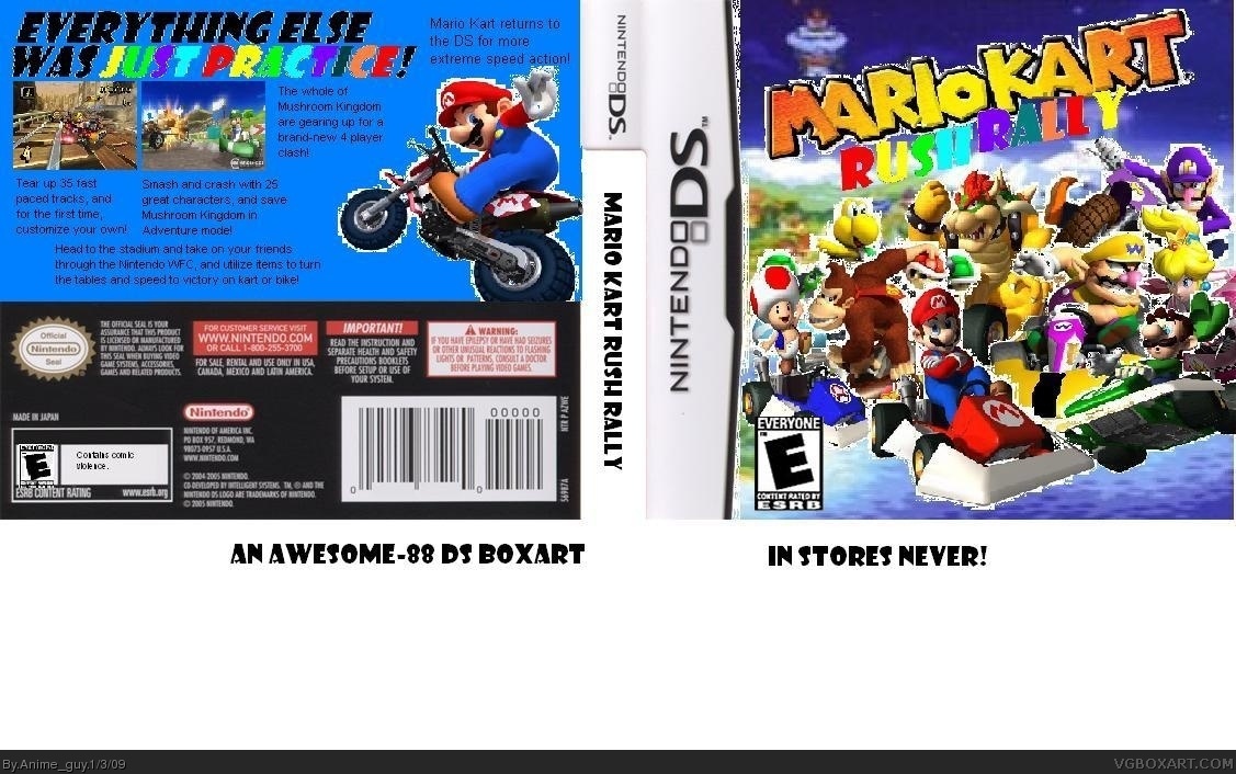 Mario Kart Rush Rally box cover